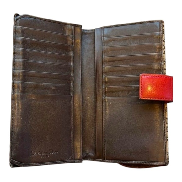 Vintage Rare Limited-Edition Dior Rasta Saddle Long Wallet - Picture 3 of 6